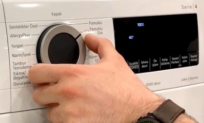 Bosch Çamaşır Makinesi Zaman Ayarı Nasıl Yapılır?